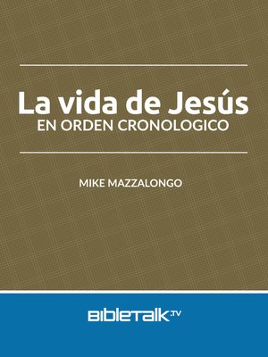 cover image of La vida de Jesús en orden cronologico